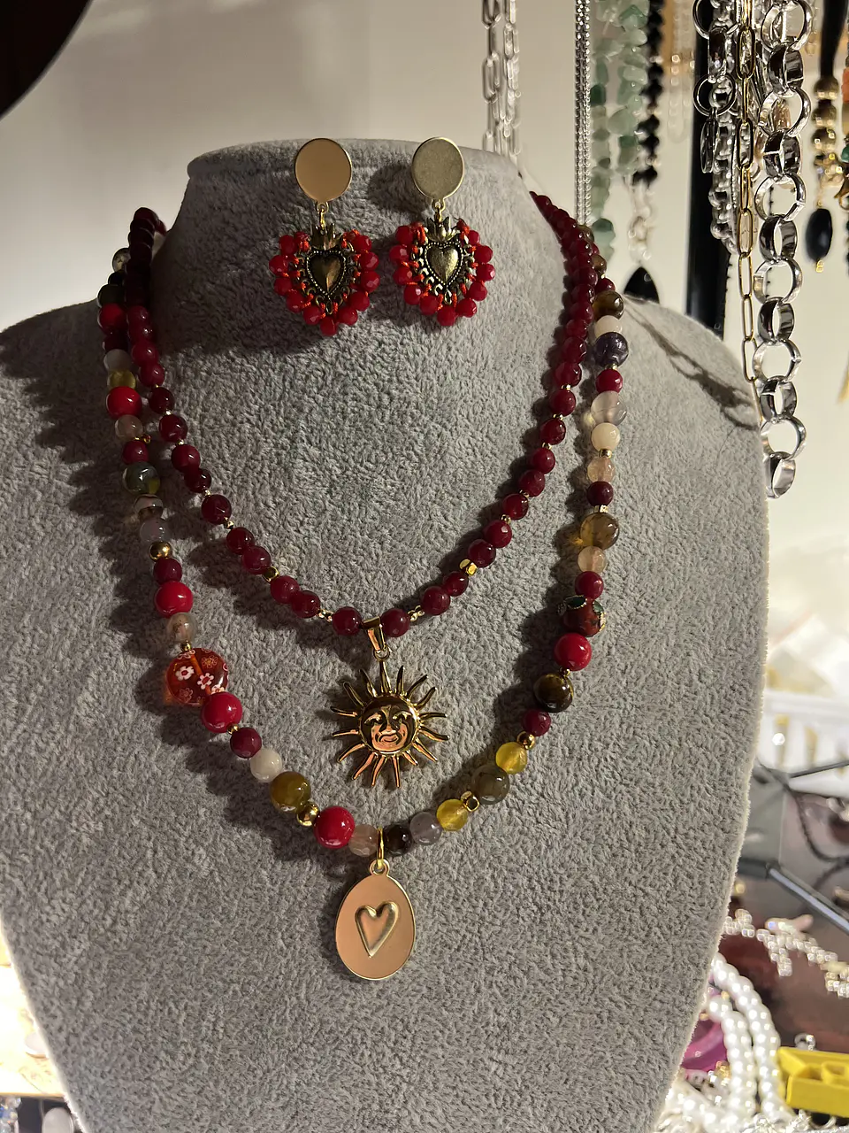aros paz rojo dorado 2