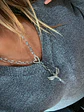 collar corazón cuarzo ACERO - Miniatura 3