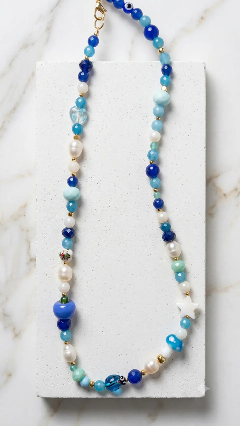 collar mix azul  1