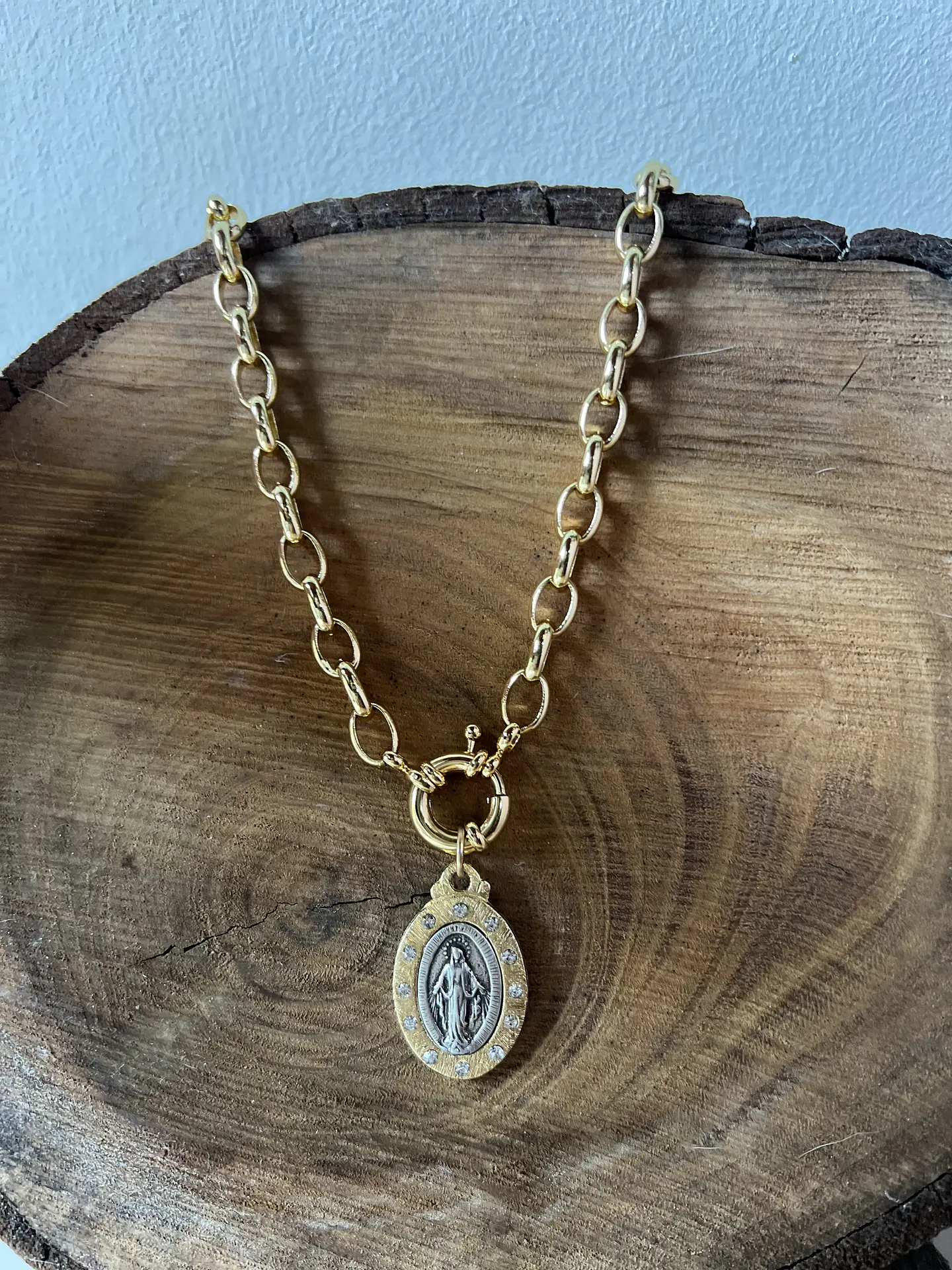 Virgen de los rayos brillo 3