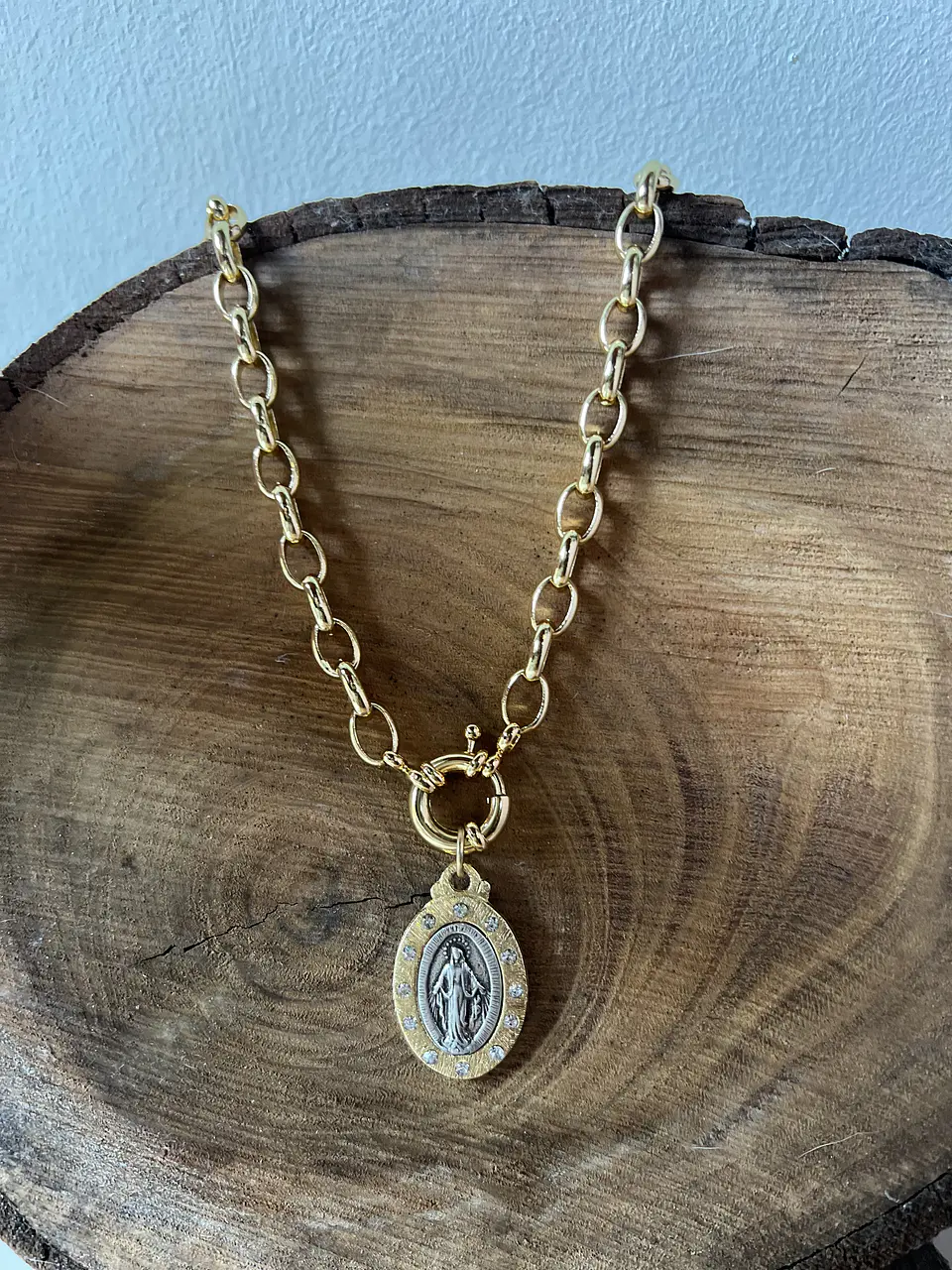 Virgen de los rayos brillo 3