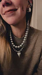 collar snow plateado - Miniatura 2