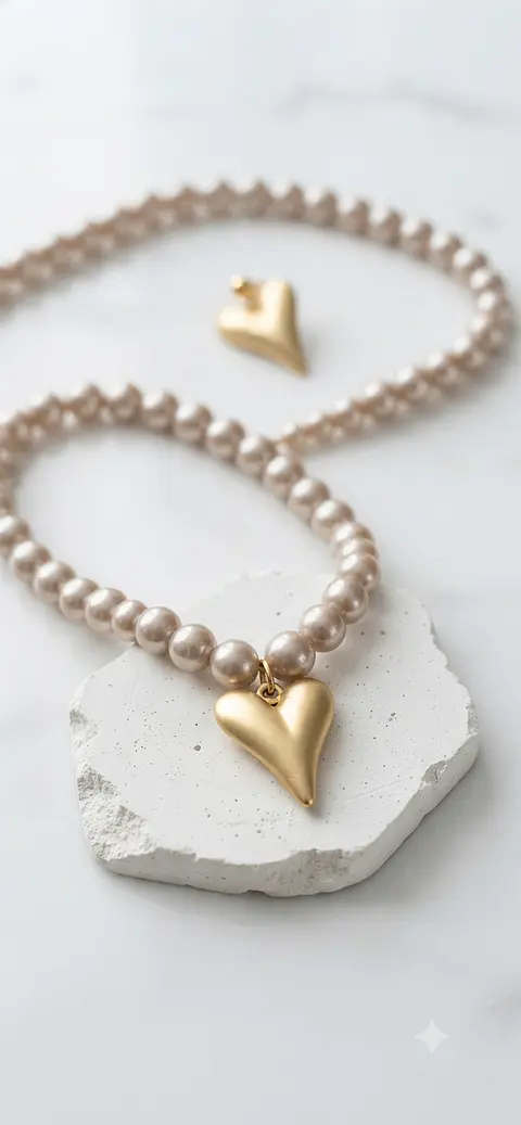 collar snow dorado