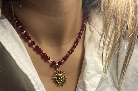 collar sol agatas