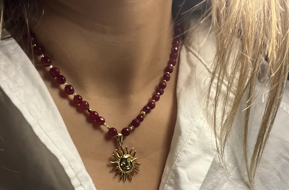 collar sol agatas 2