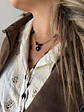 collar corazón mini onix - Miniatura 2