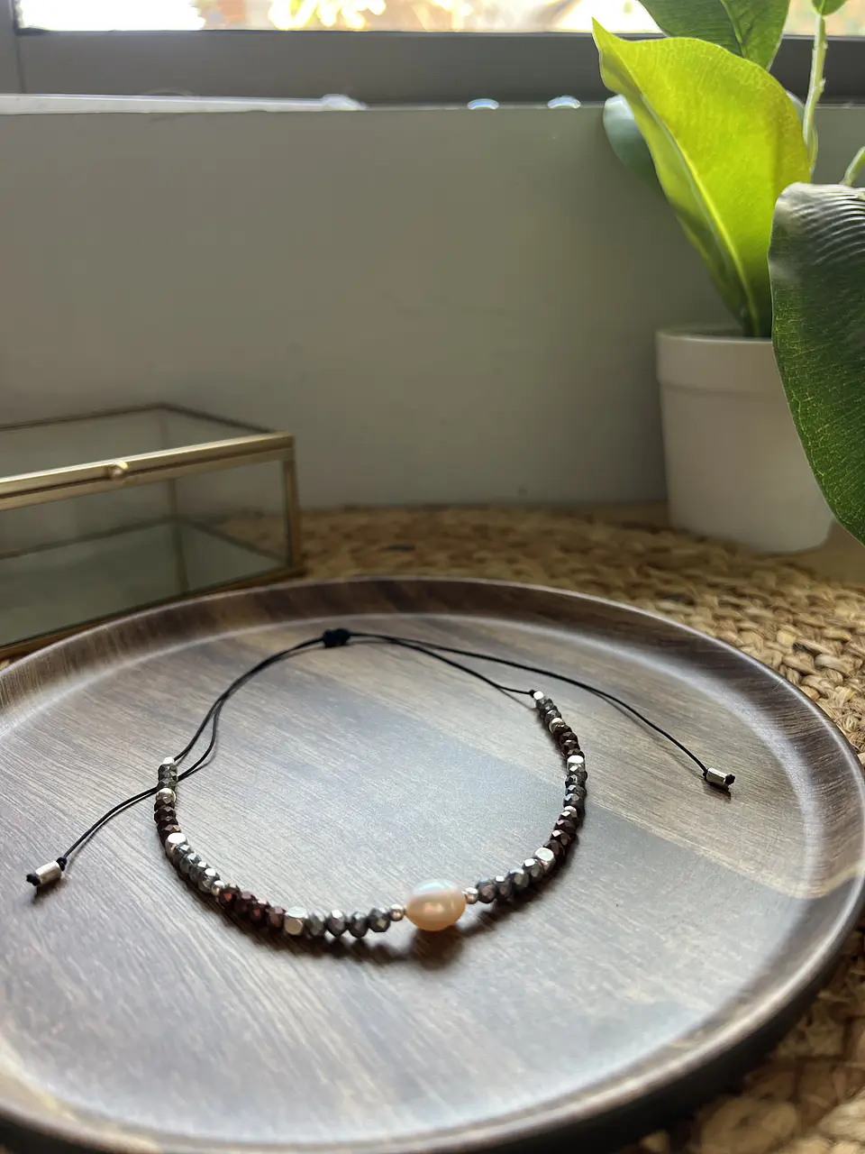 choker perla plateado 2