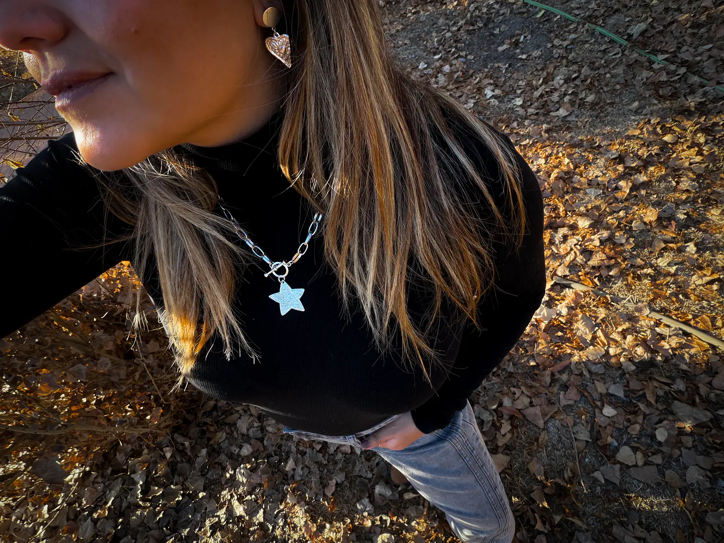 collar estrella acero 3