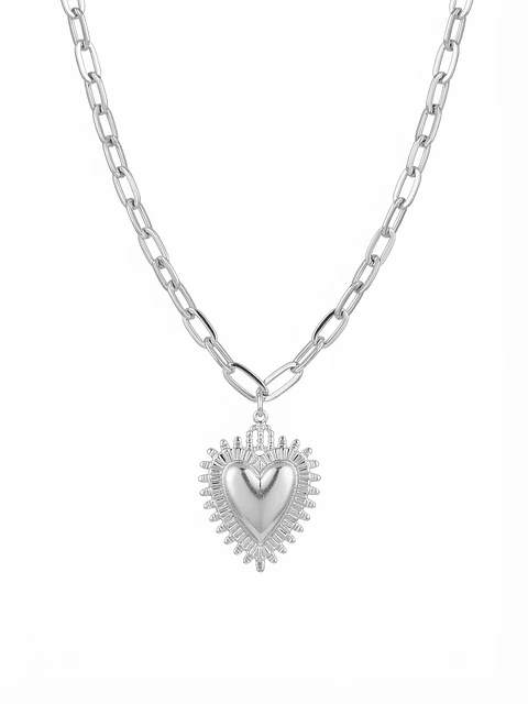 collar gran amor plata