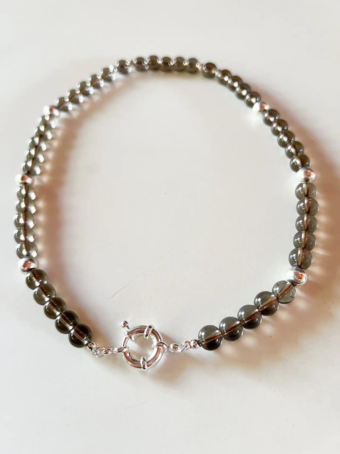 collar hilado cuarzo ahumado 1