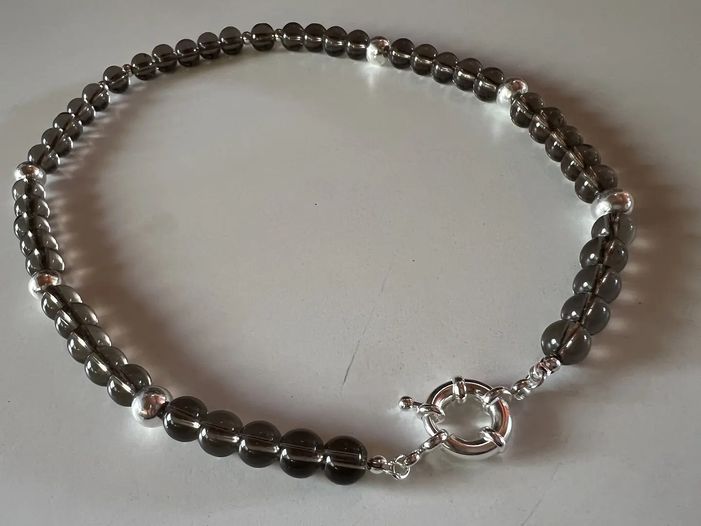 collar hilado cuarzo ahumado 2