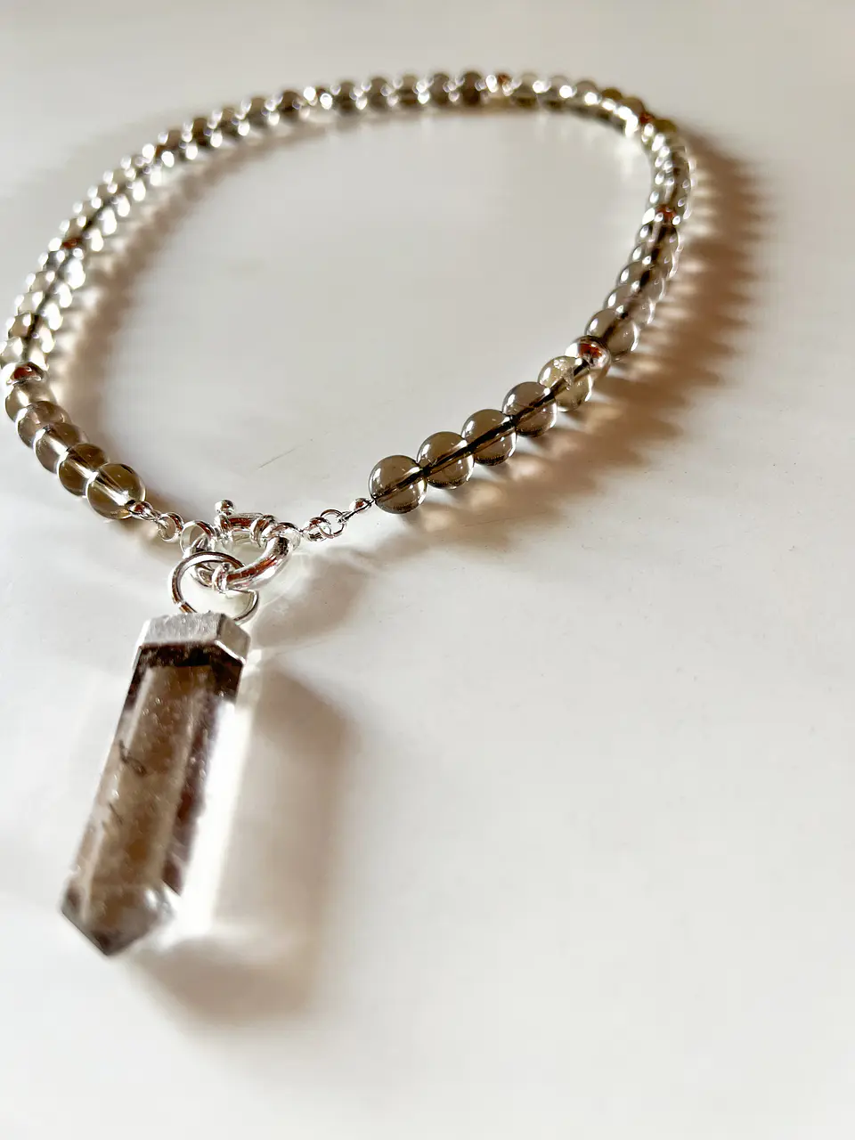 collar hilado cuarzo ahumado 3