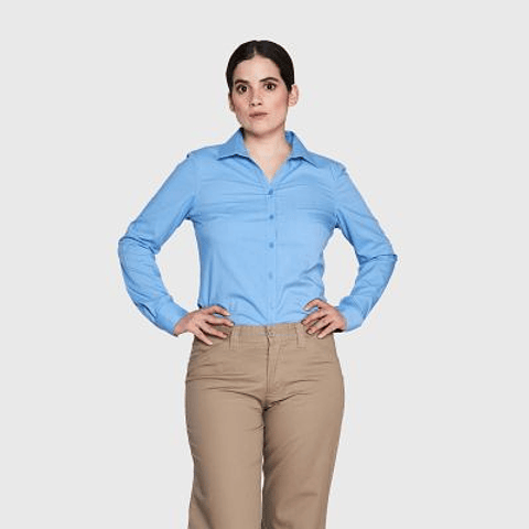 Blusa Trevira Spandex Color Mujer