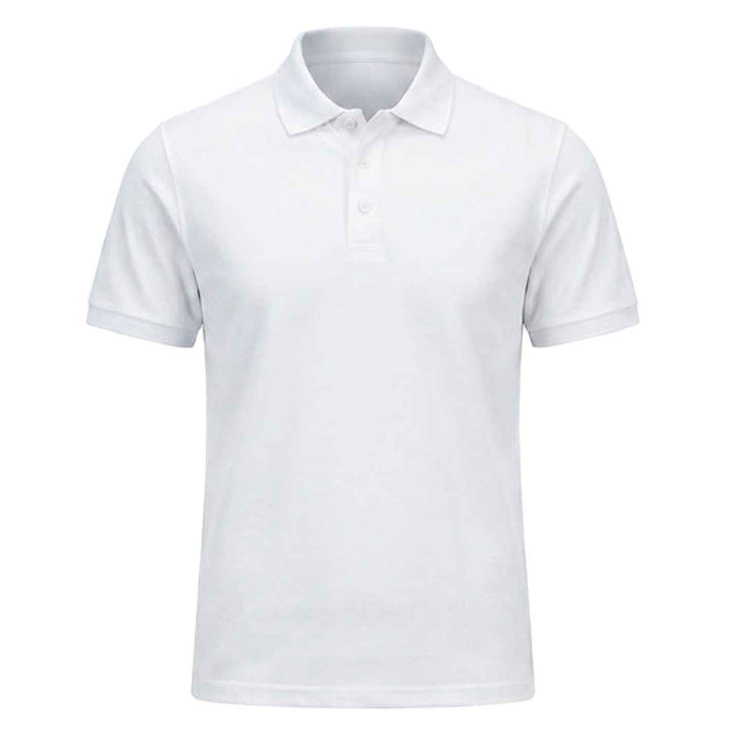 Polera 100% Algodón Manga Corta Con Cuello Vulpes Hombre 1