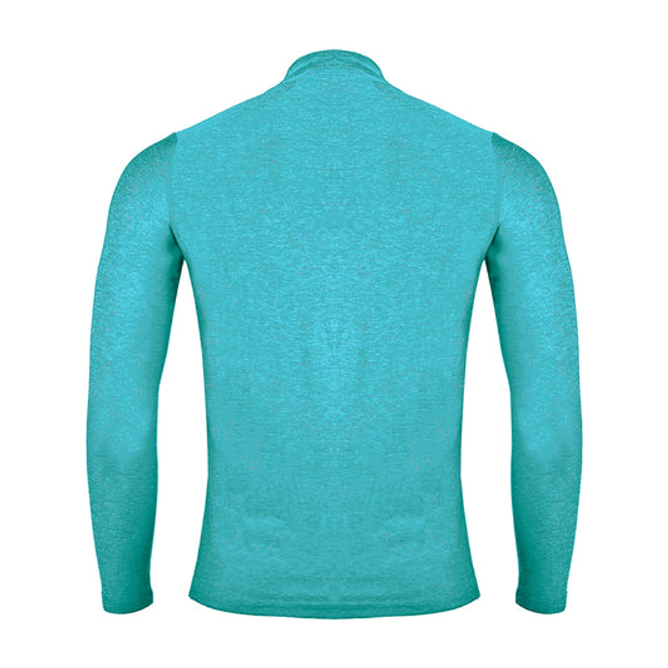 Polera Dry Fit Manga Larga Con Cierre Pale Hombre 1