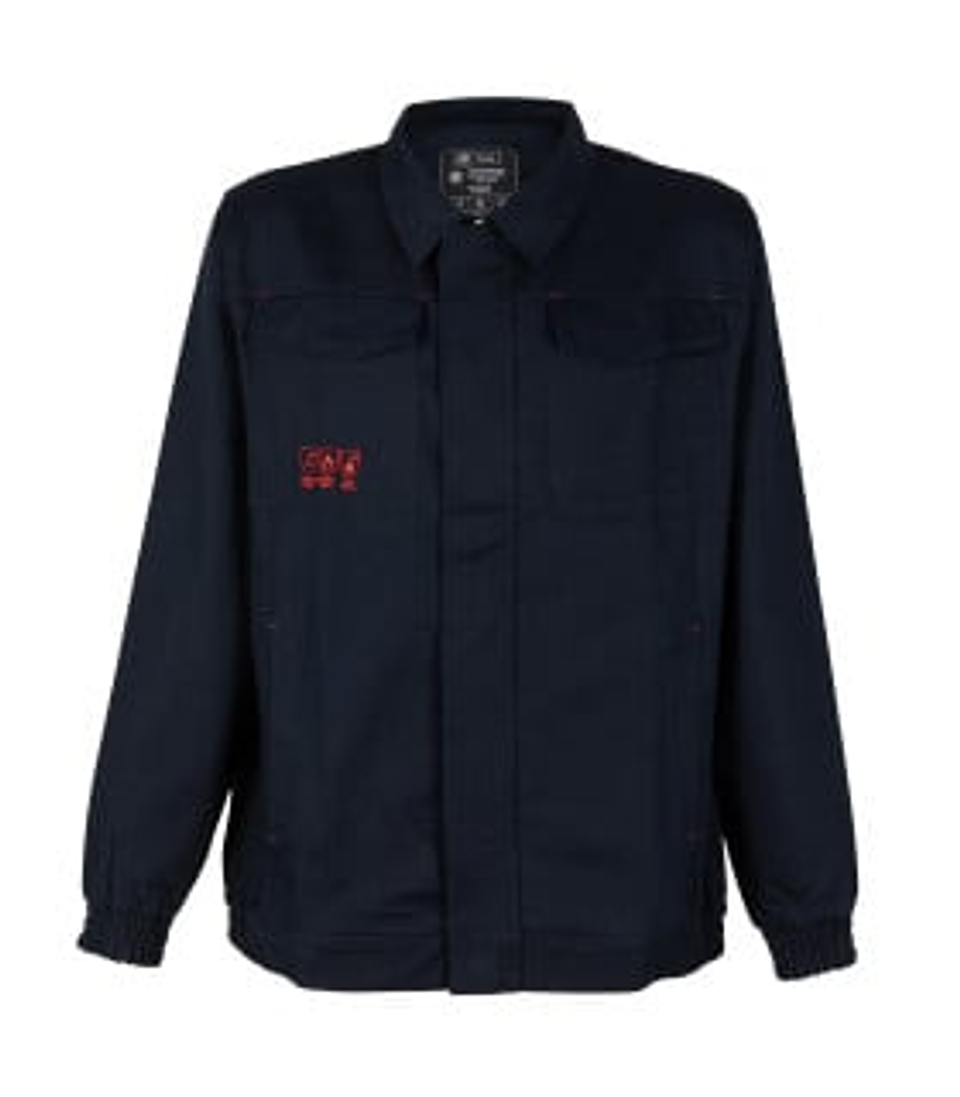 Chaqueta Ignífuga Antiácida 100% Algodón Manga Larga Hombre 1