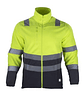 Micropolar Hi-Vis Clase 2 Bi-Color Manga Larga Hombre - Miniatura 6