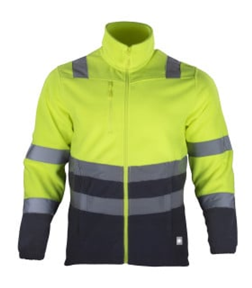 Micropolar Hi-Vis Clase 2 Bi-Color Manga Larga Hombre 6