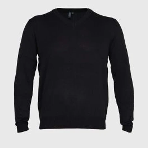Sweater Cuello V Manga Larga Hombre