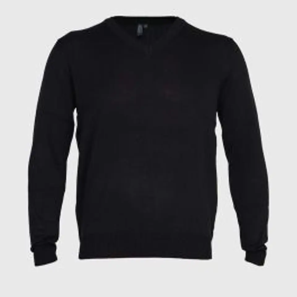 Sweater Cuello V Manga Larga Hombre 1