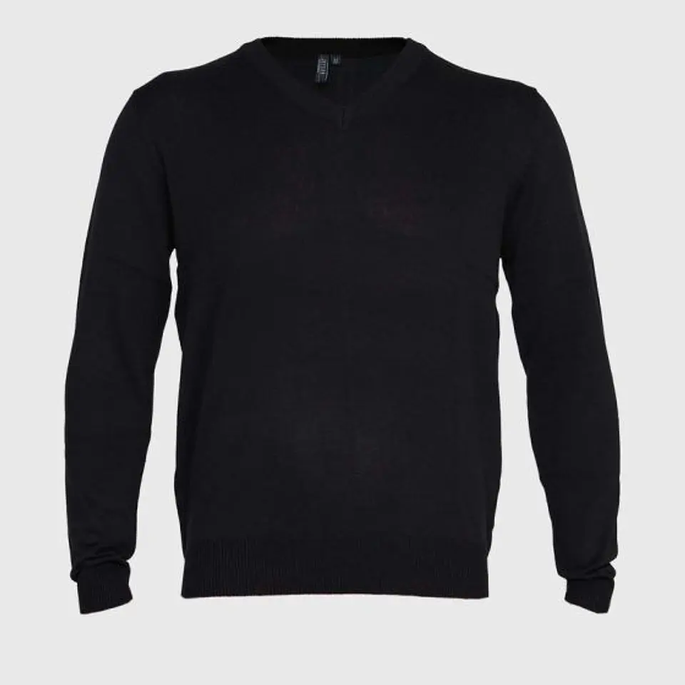 Sweater Cuello V Manga Larga Hombre 2