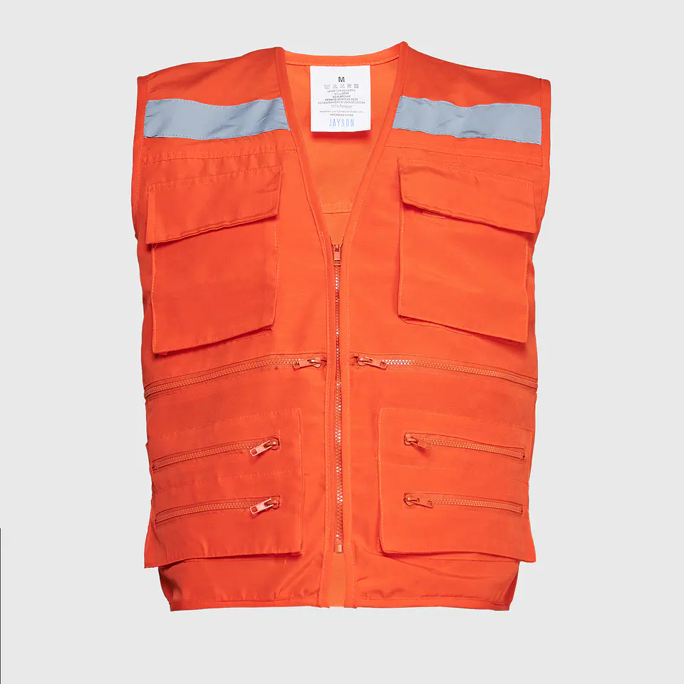 Chaleco Geologo Multibolsillo Gabardina 2