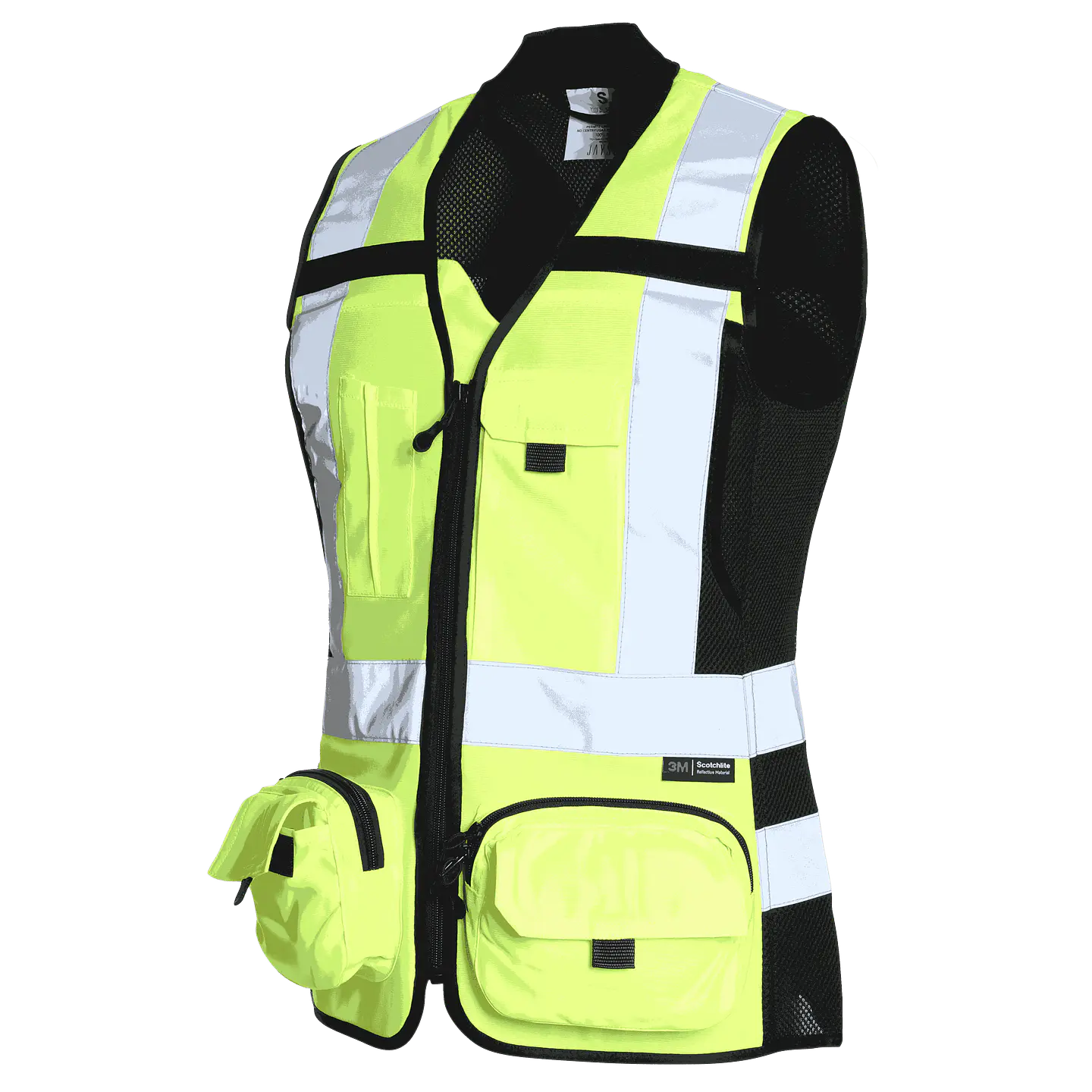 Chaleco Geologo Minero Alta Visibilidad Mujer 3