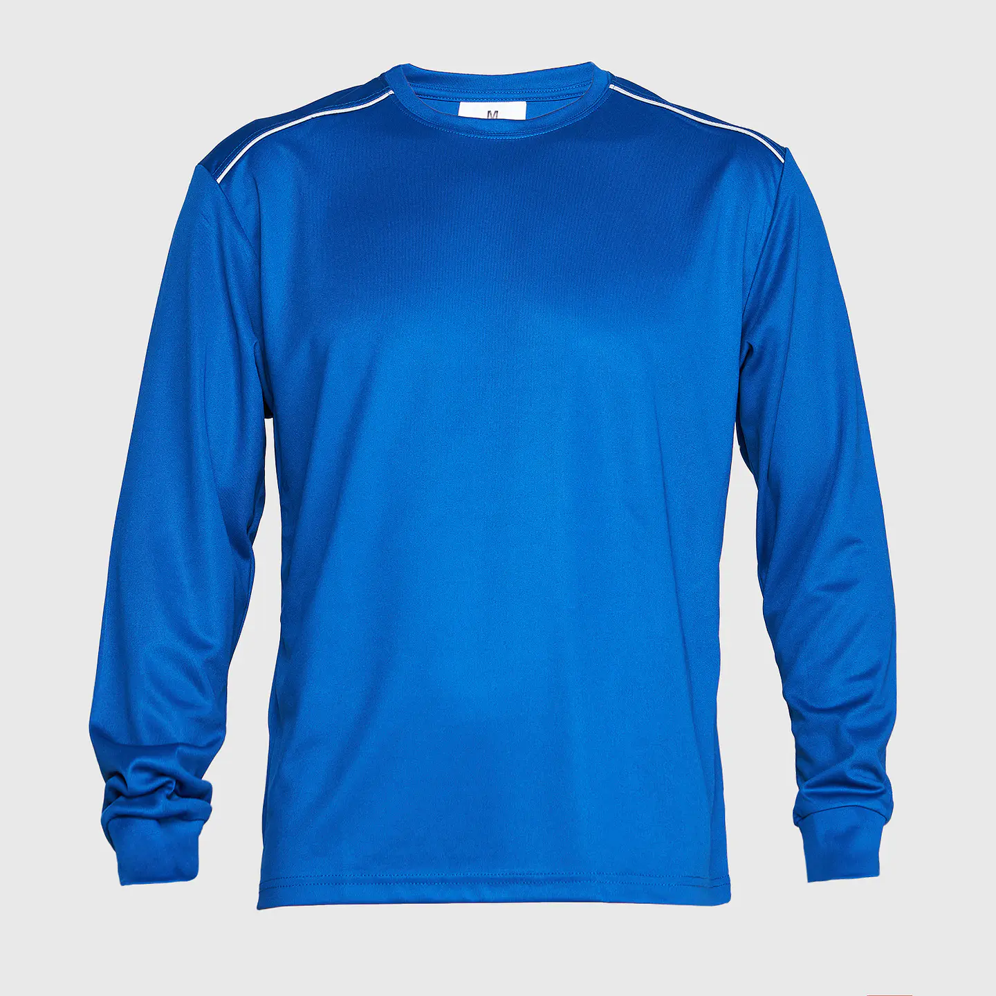 Polera Dry Fit C/Antibacterial Ml Cuello Polo Y Reflectante 4