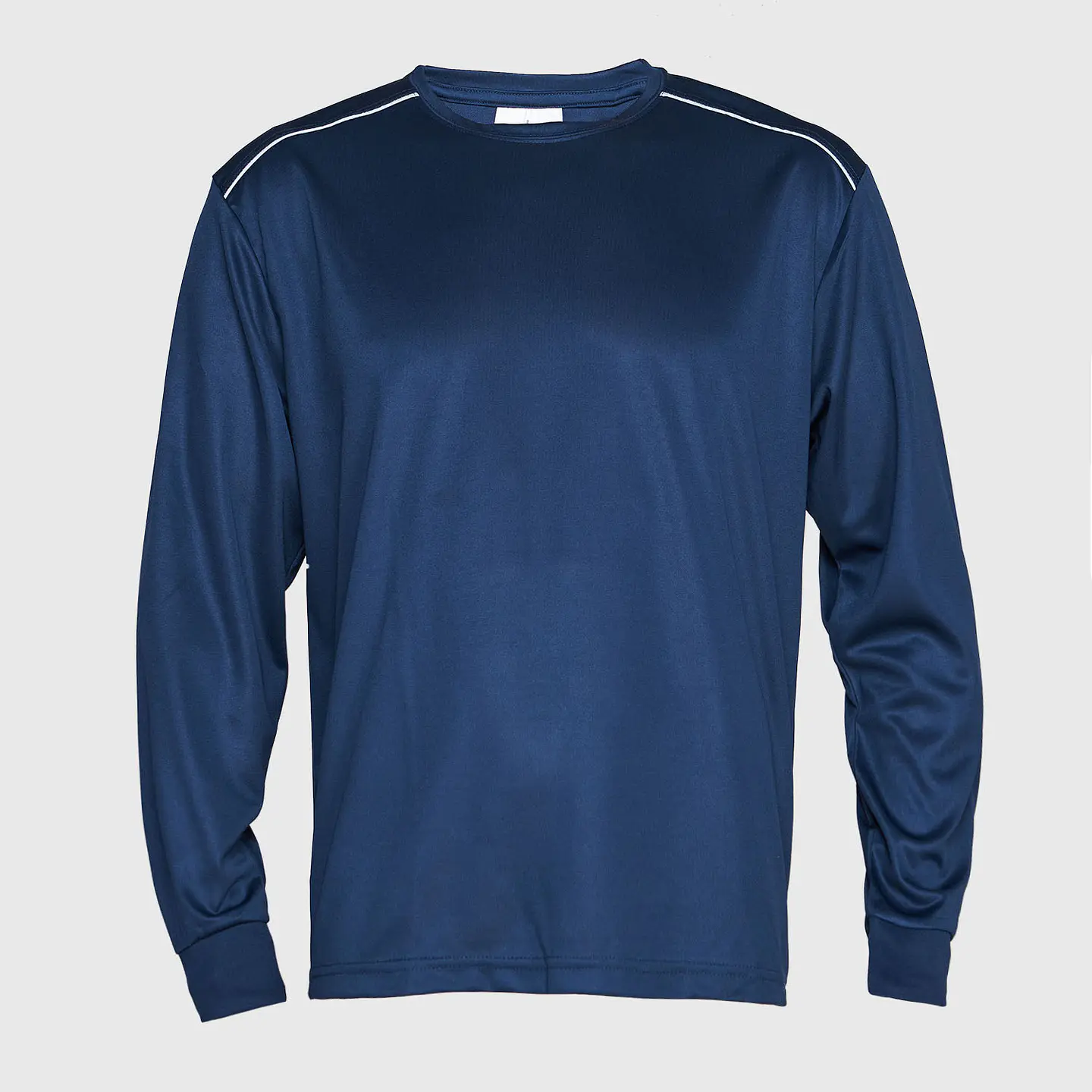 Polera Dry Fit C/Antibacterial Ml Cuello Polo Y Reflectante 5