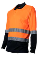 Polera Alta Visibilidad Ml Cuello Camisero - Miniatura 3