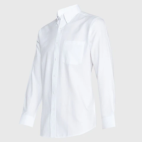 Camisa Oxford B/Pegado M/L
