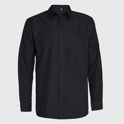 Camisa Oxford Bolsillo Pegado M/L