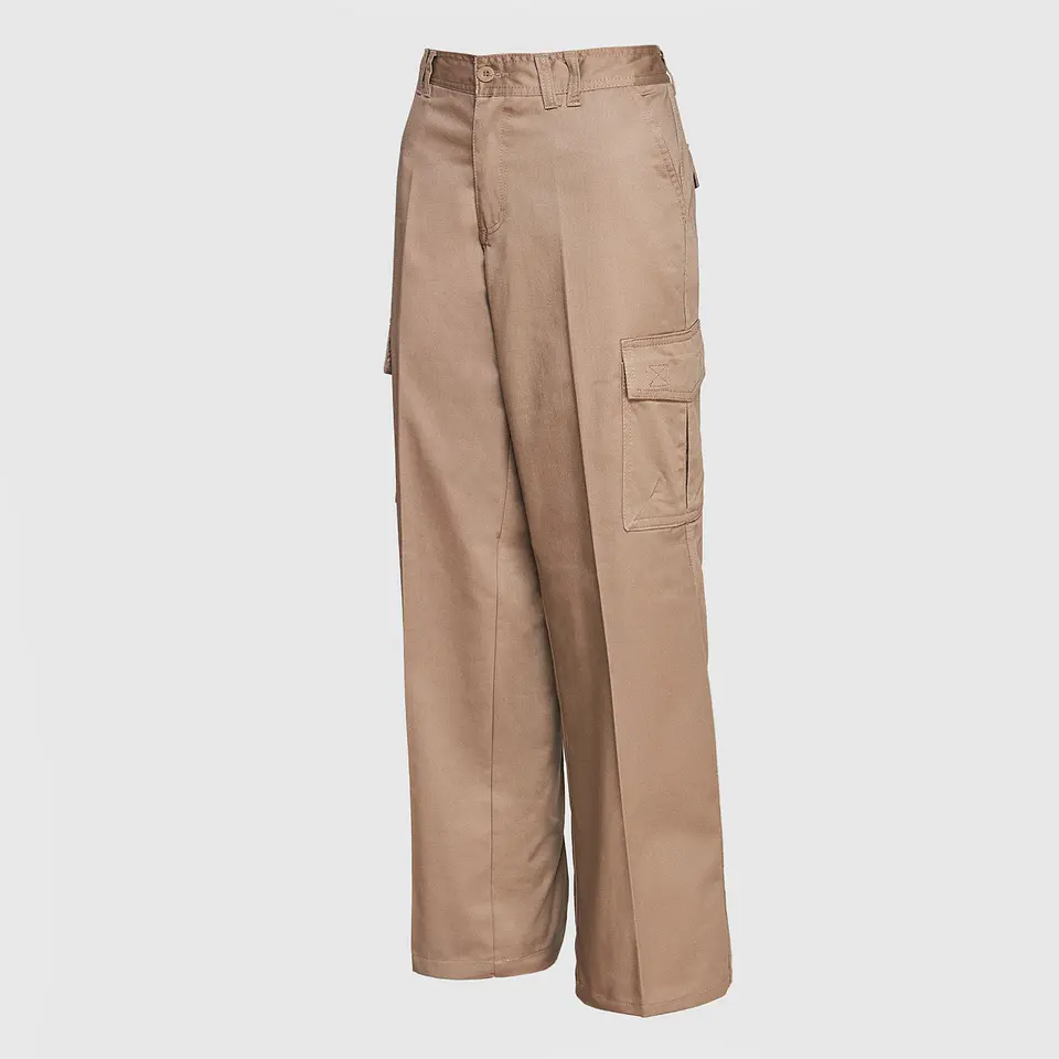 Pantalon Cargo Gabardina T/C Mujer 8