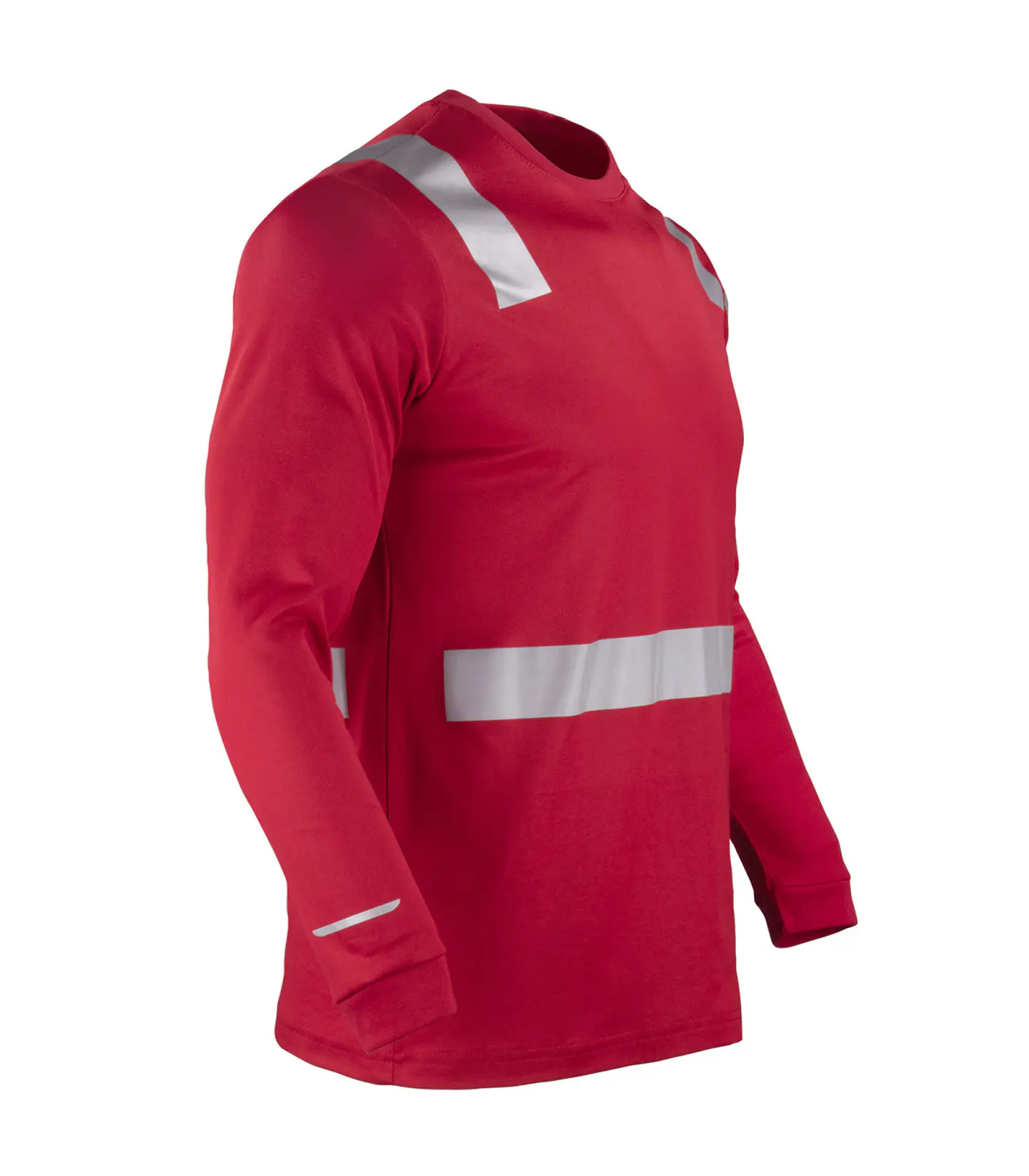 POLERA HIBRIDA C/REFLECTIVA M/LARGA 60% ALG 40% 2