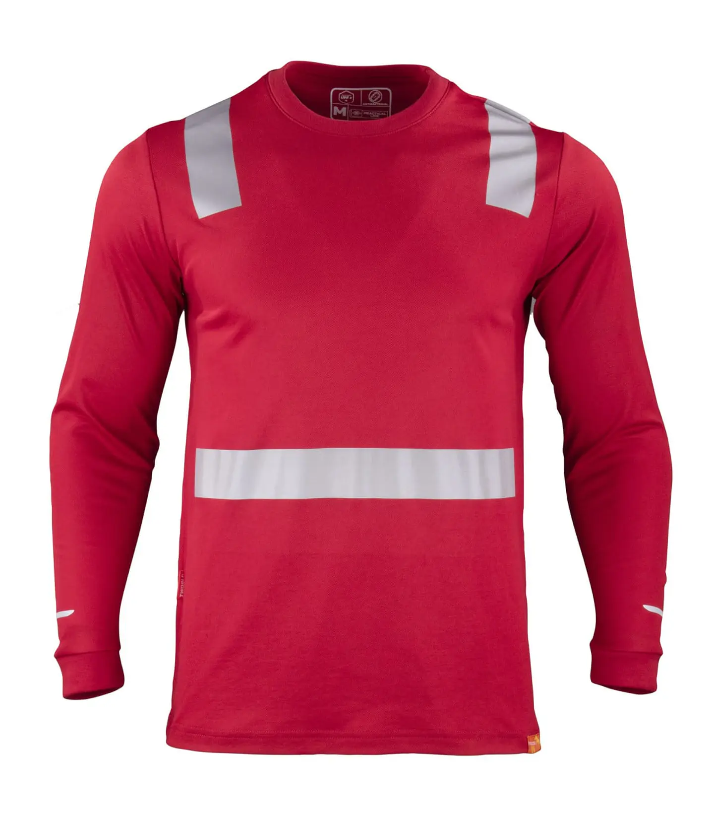 POLERA HIBRIDA C/REFLECTIVA M/LARGA 60% ALG 40% 3