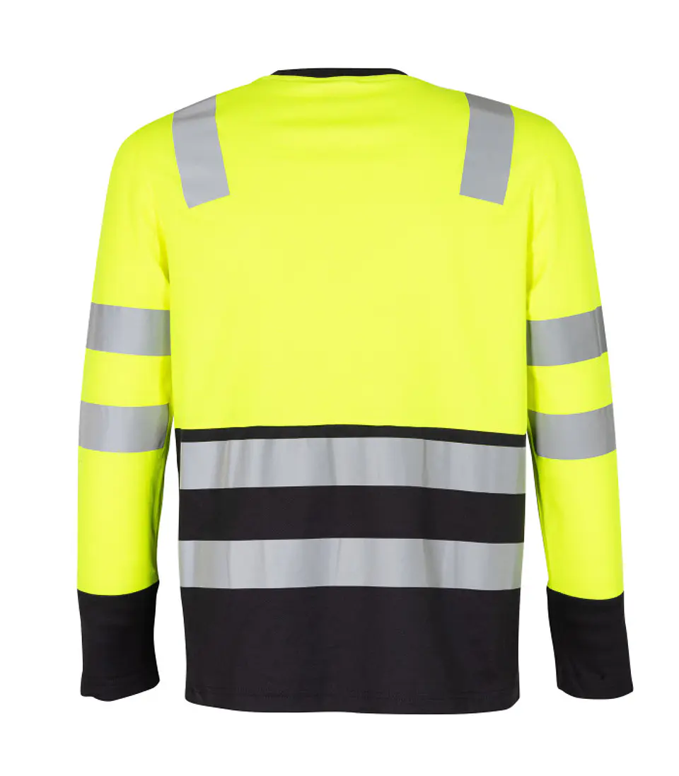 POLERA HIBRIDA HI VIS BI COLOR M/LARGA 5