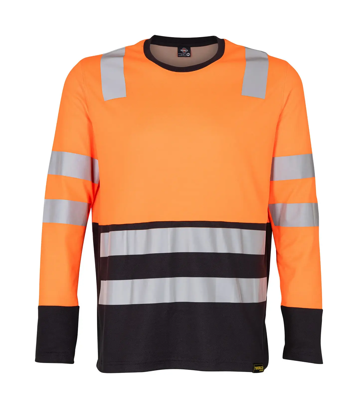 POLERA HIBRIDA HI VIS BI COLOR M/LARGA 10