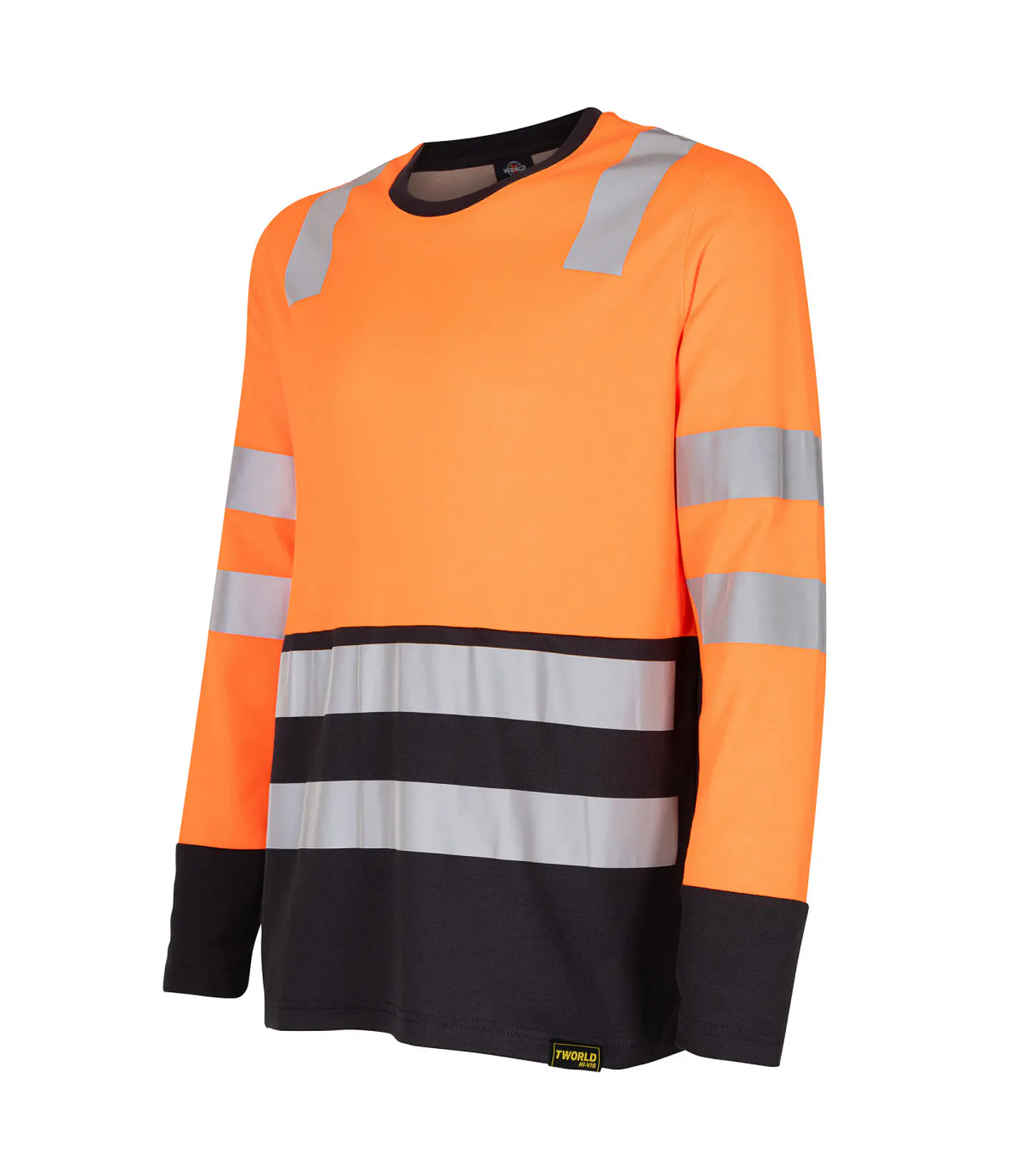 POLERA HIBRIDA HI VIS BI COLOR M/LARGA 11