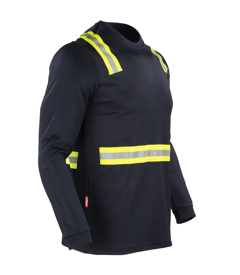 POLERA HIBRIDA DUAL HI VIS HOMBRE M/LARGA 2