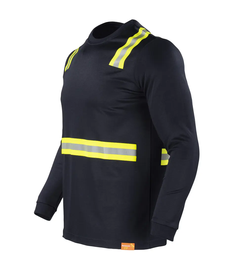 POLERA HIBRIDA DUAL HI VIS HOMBRE M/LARGA 3