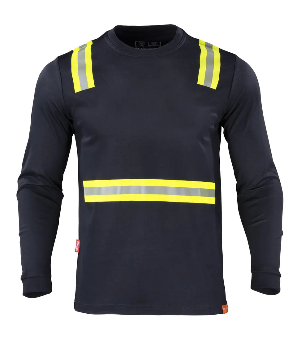 POLERA HIBRIDA DUAL HI VIS HOMBRE M/LARGA 4