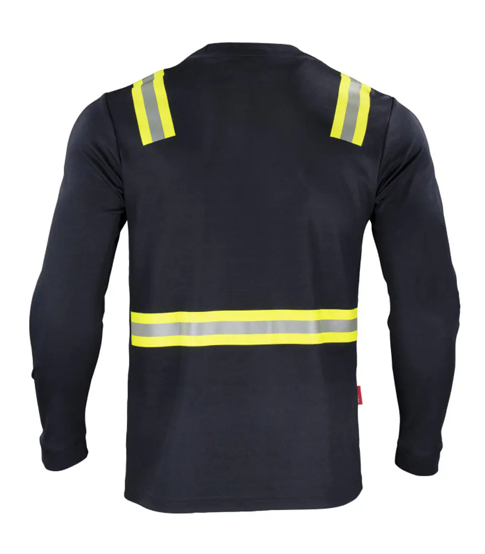 POLERA HIBRIDA DUAL HI VIS HOMBRE M/LARGA 6