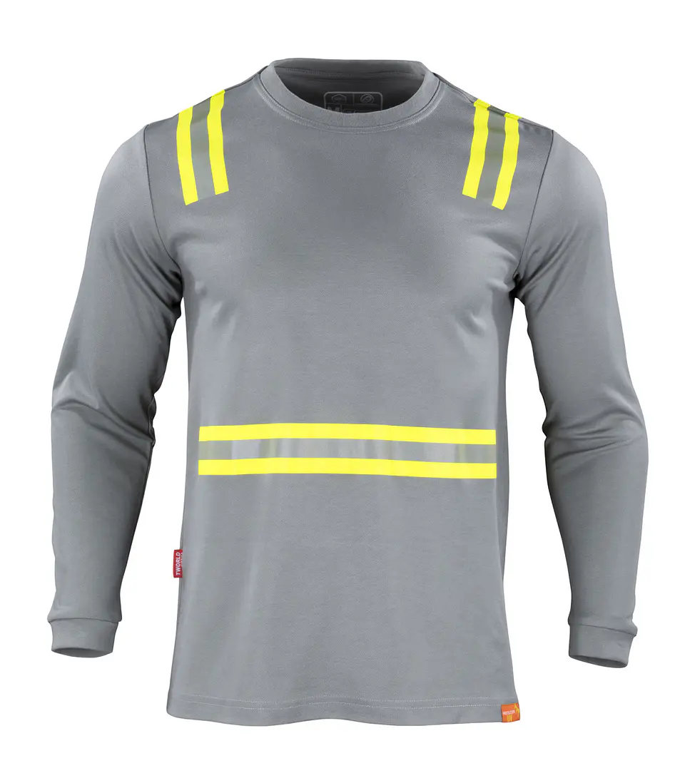 POLERA HIBRIDA DUAL HI VIS HOMBRE M/LARGA 10