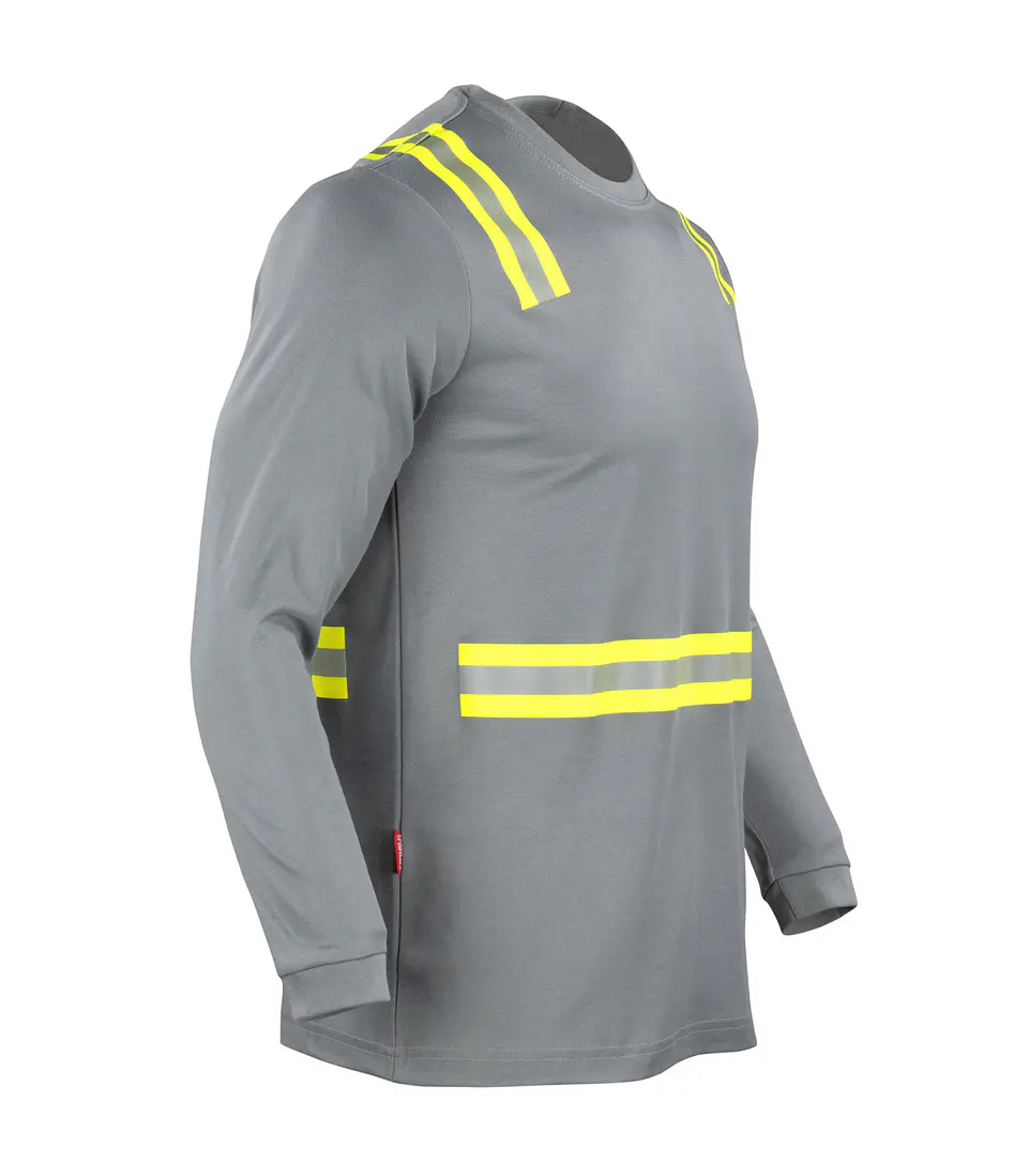 POLERA HIBRIDA DUAL HI VIS HOMBRE M/LARGA 12