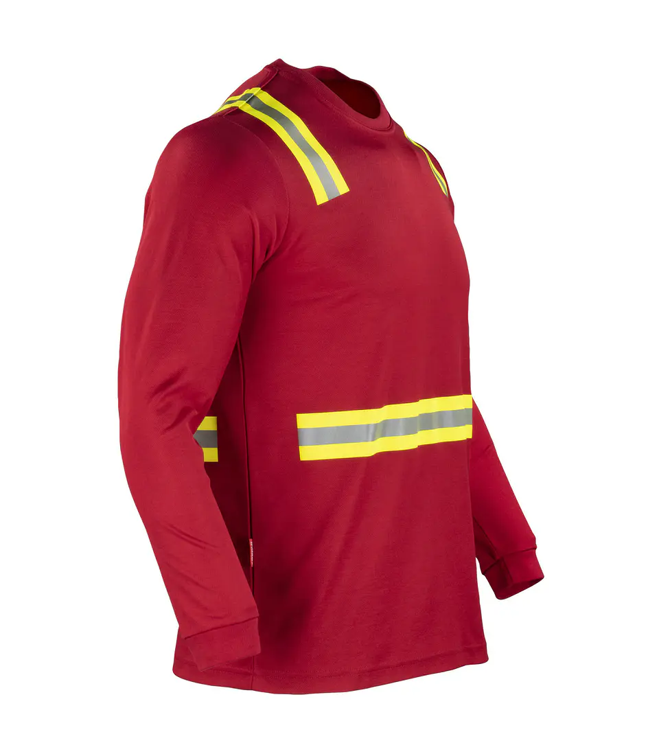 POLERA HIBRIDA DUAL HI VIS HOMBRE M/LARGA 14