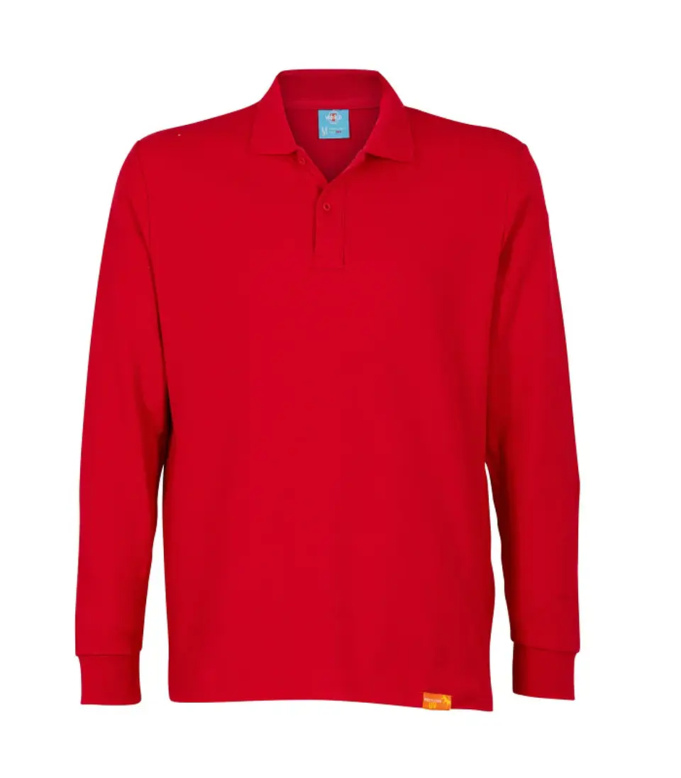 POLERA POLO M/L HOMBRE 80% ALG 20% POLY 11