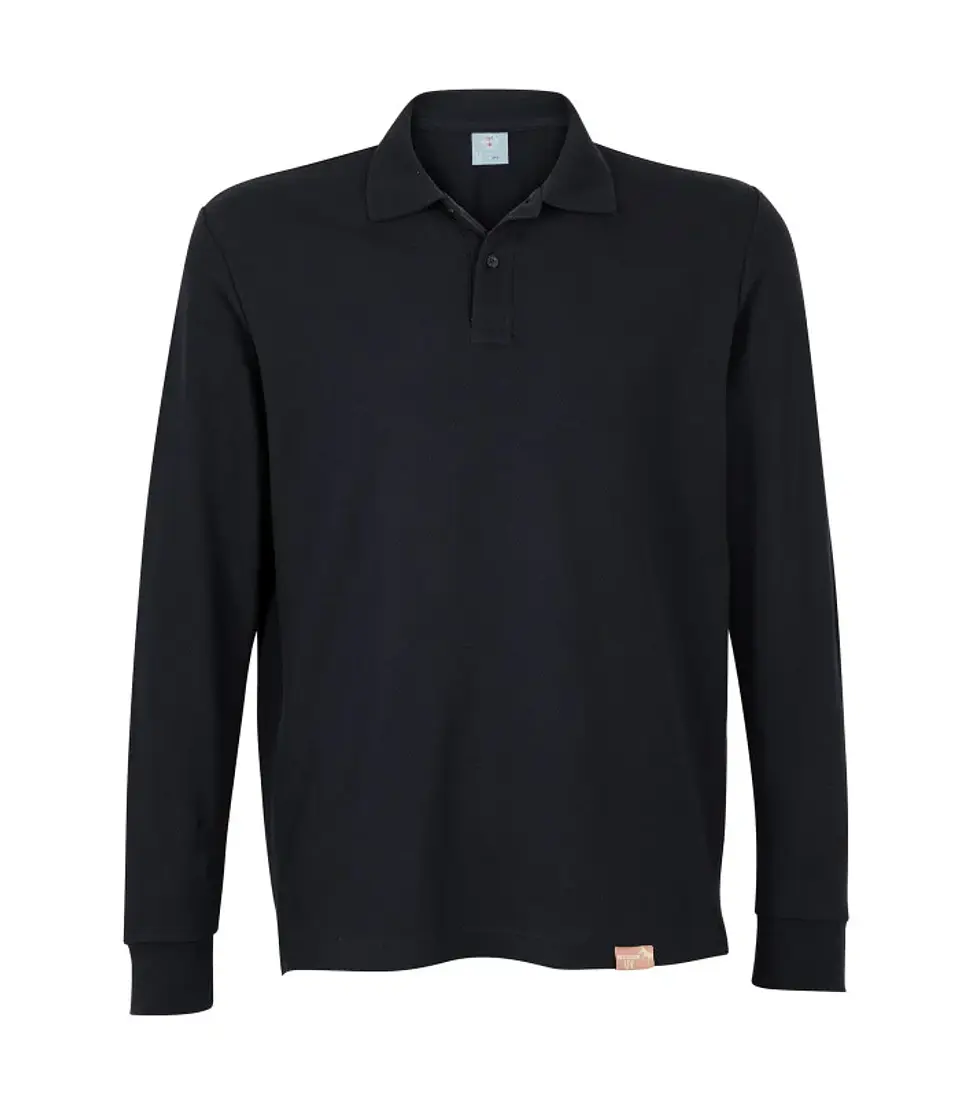 POLERA POLO M/L HOMBRE 80% ALG 20% POLY 1