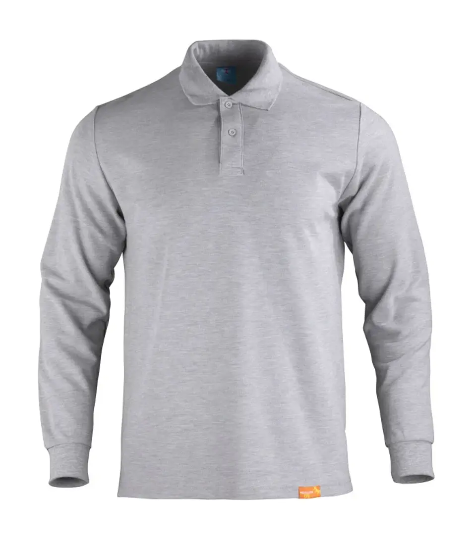 POLERA POLO M/L HOMBRE 80% ALG 20% POLY 12