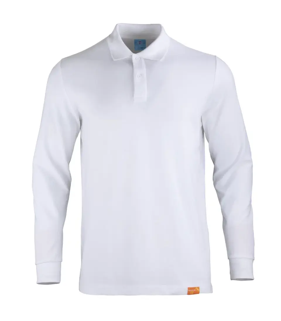 POLERA POLO M/L HOMBRE 80% ALG 20% POLY 14