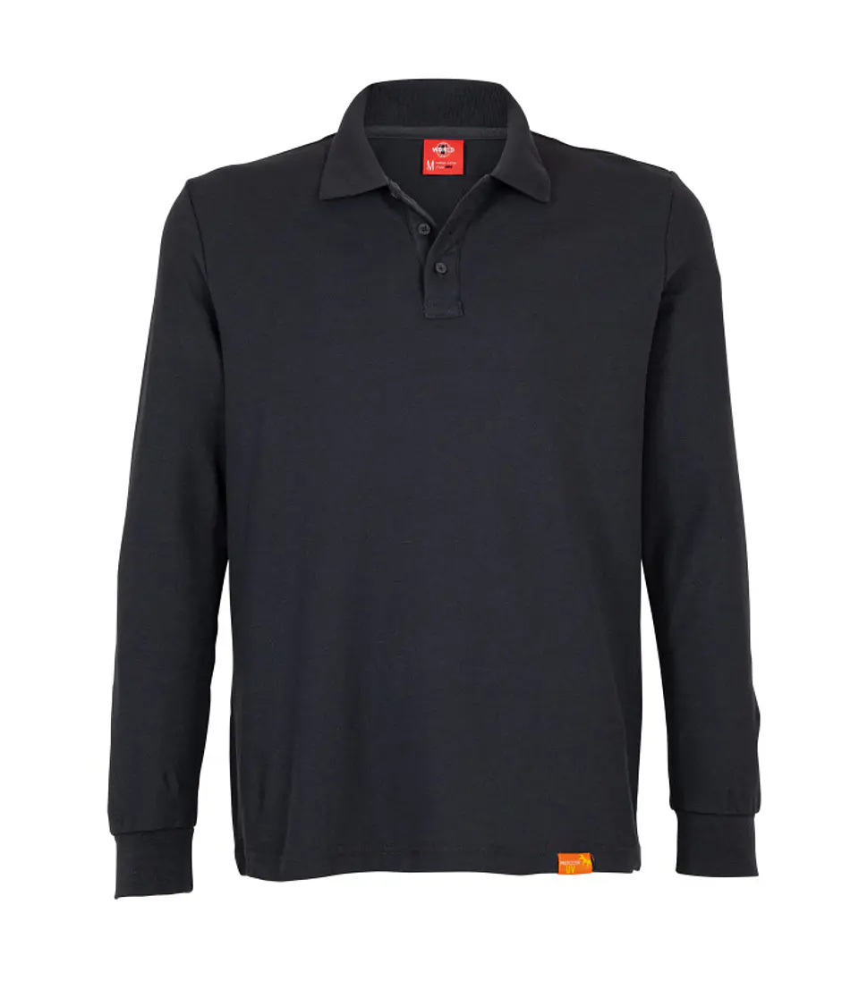 POLERA POLO M/L HOMBRE 60% ALG 40% POLY 10